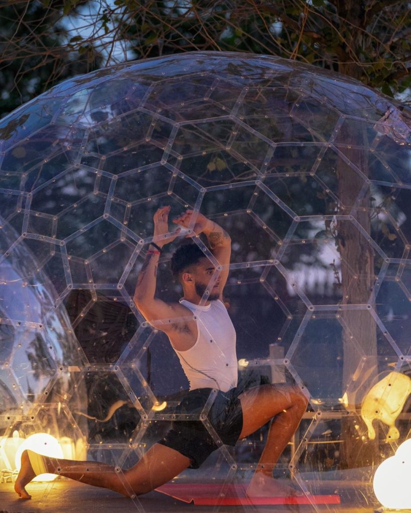 LMNTS Outdoor Yoga Domes