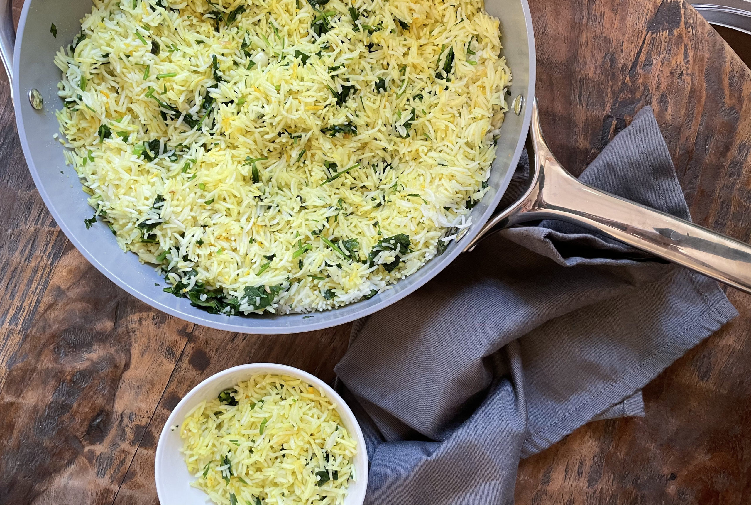 Garlic Lemon Basmati Rice with 8 Tips for Fluffy Restaurant-Style