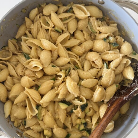 zucchini and chive pasta
